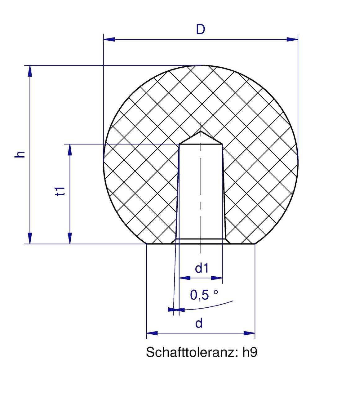 Ball Knob acc. to DIN 319 M Image 2