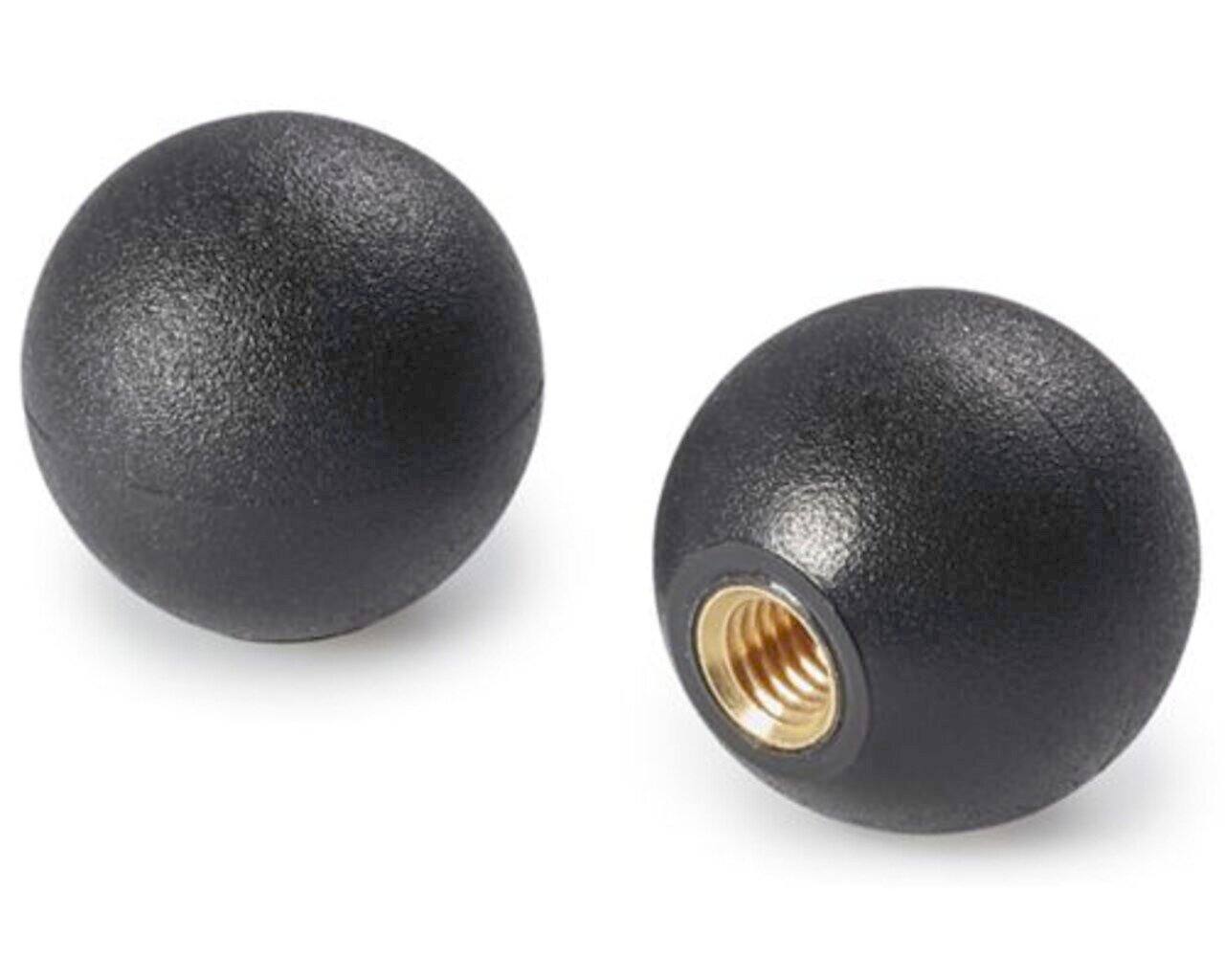 Rubber Ball Knob similar to DIN 319 E (PA6)