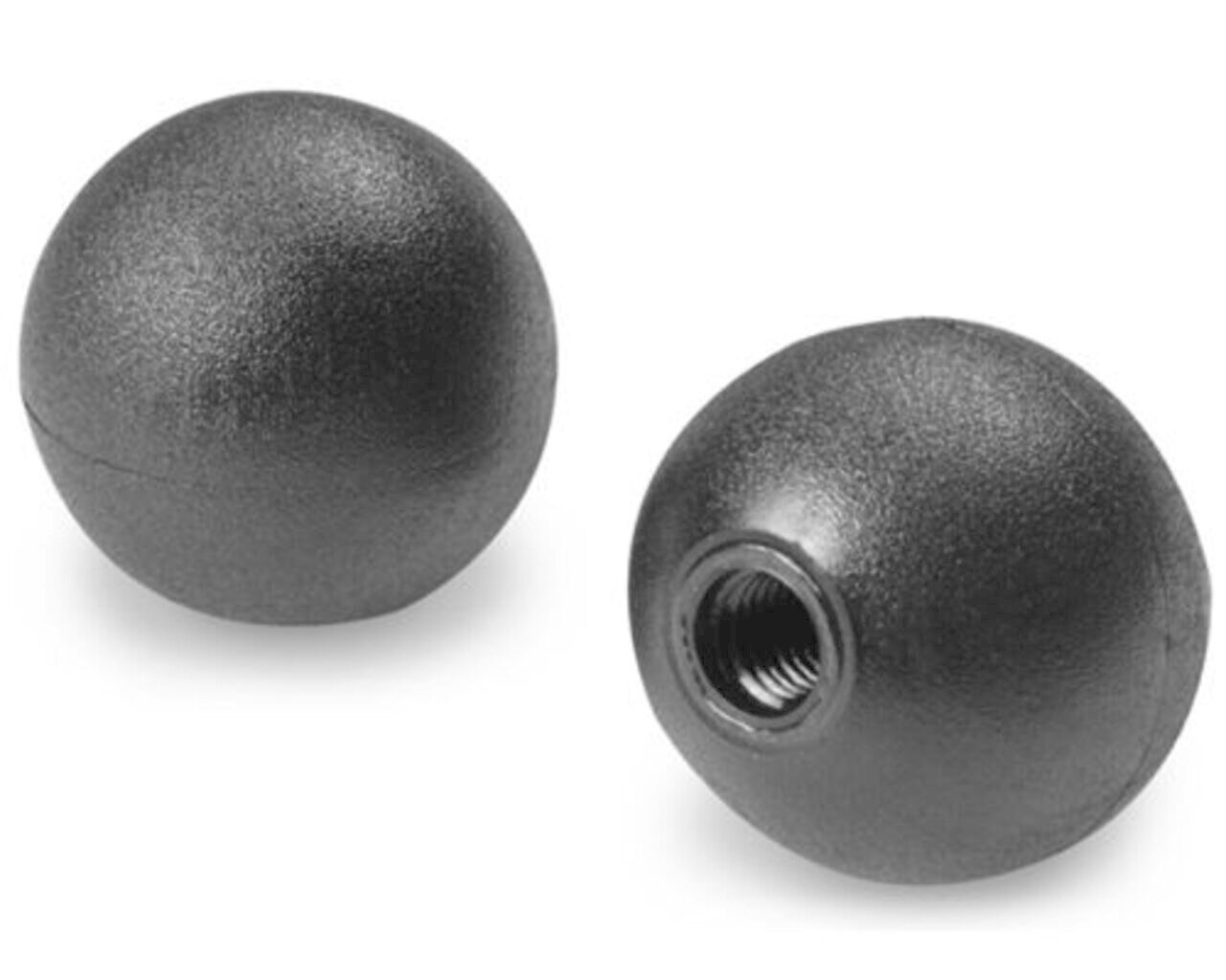 Rubber Ball Knob similar to DIN 319 E (PA6)