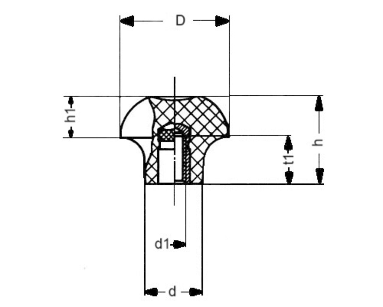 Handle Knob 0500 B Image 2