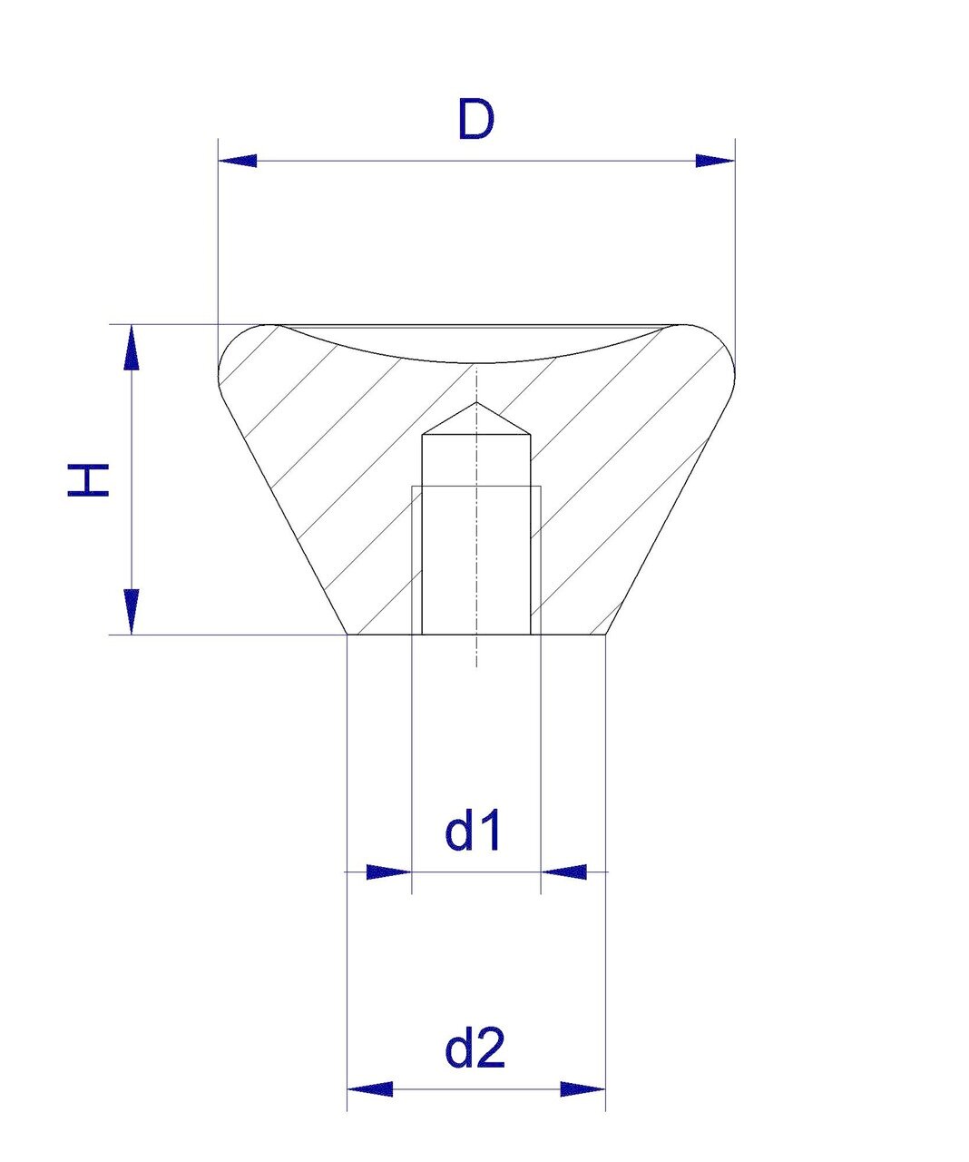 Pull Knob 243 B model M Image 2