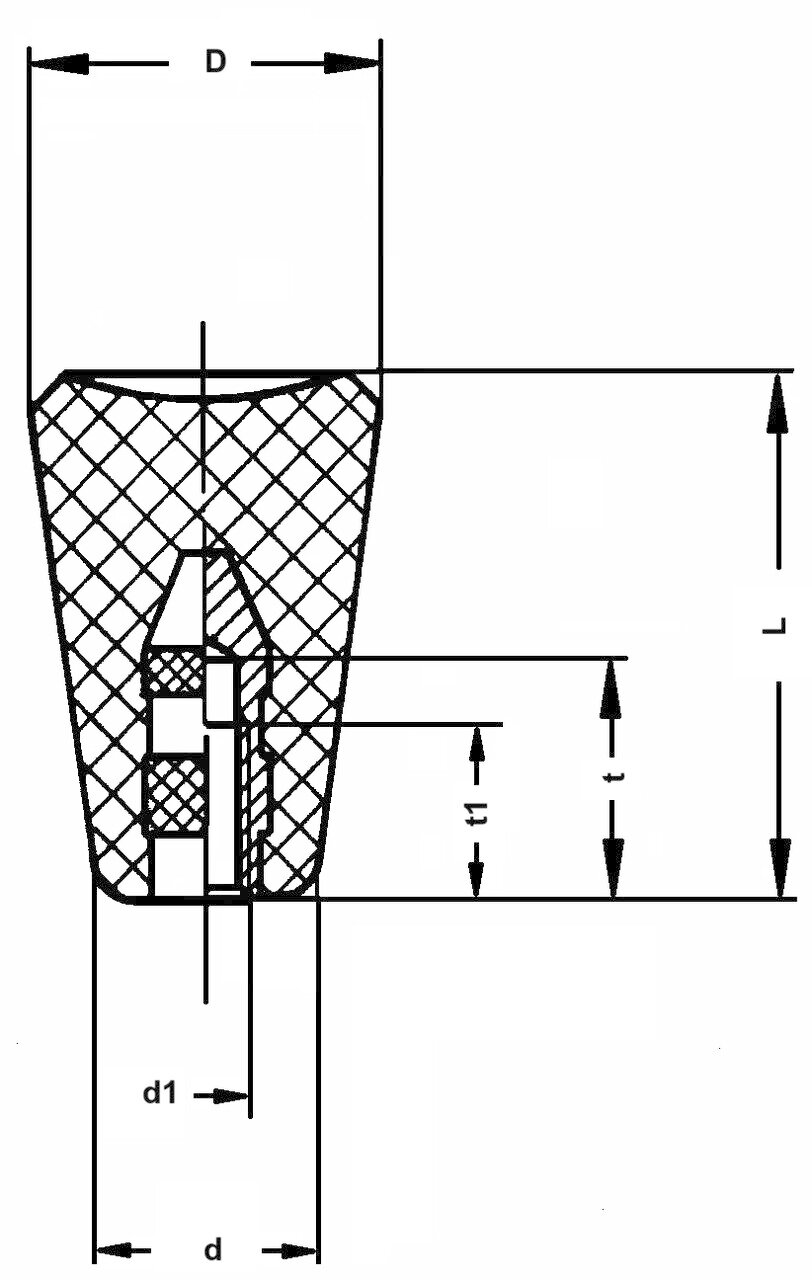 Cone Handle 0663 B Image 2