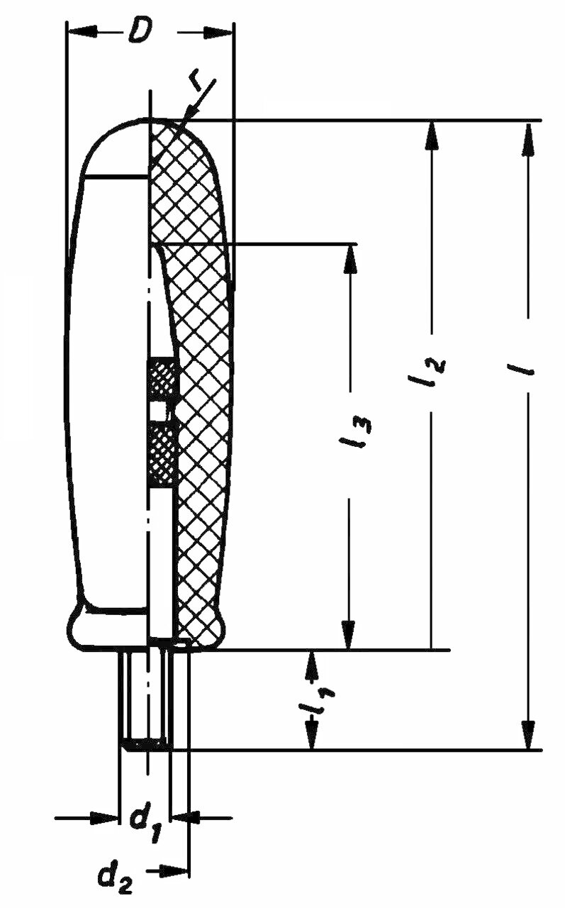 Switch Gear Handle acc. to DIN 46001 Image 2