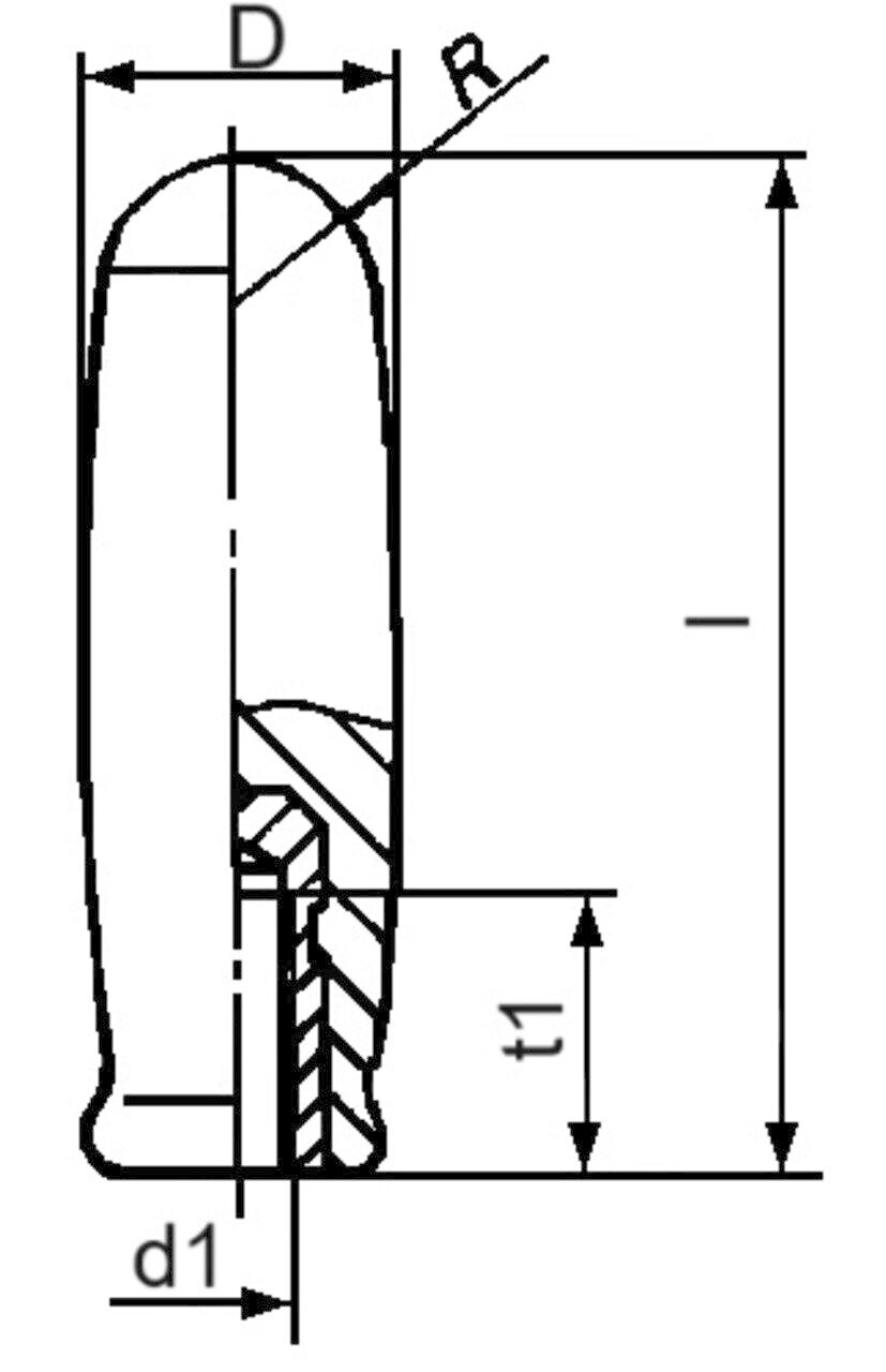 Switch Gear Handle acc. to DIN 46001 Image 2