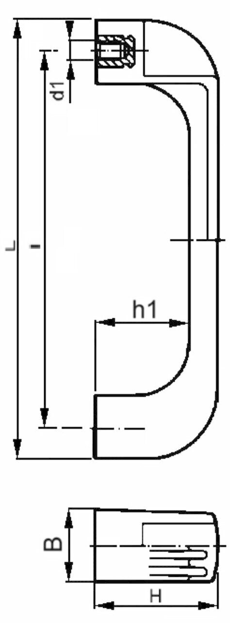 U-Handle 1226 B Image 2