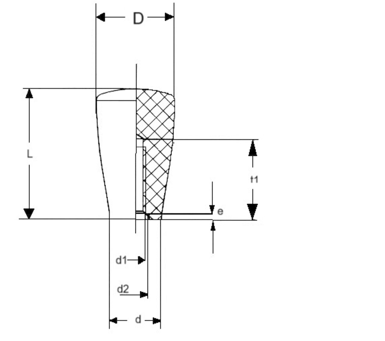 Tapered Handle 0229 C Image 2