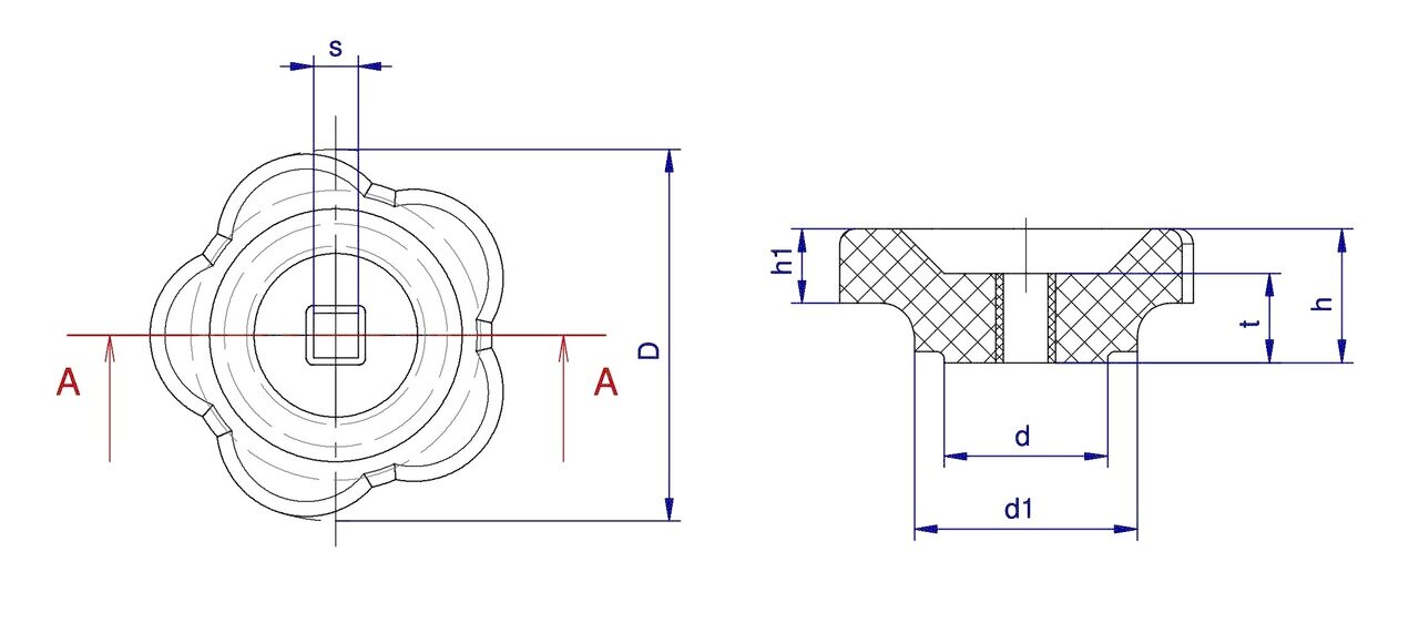 Handwheel acc. to DIN 388 Image 2