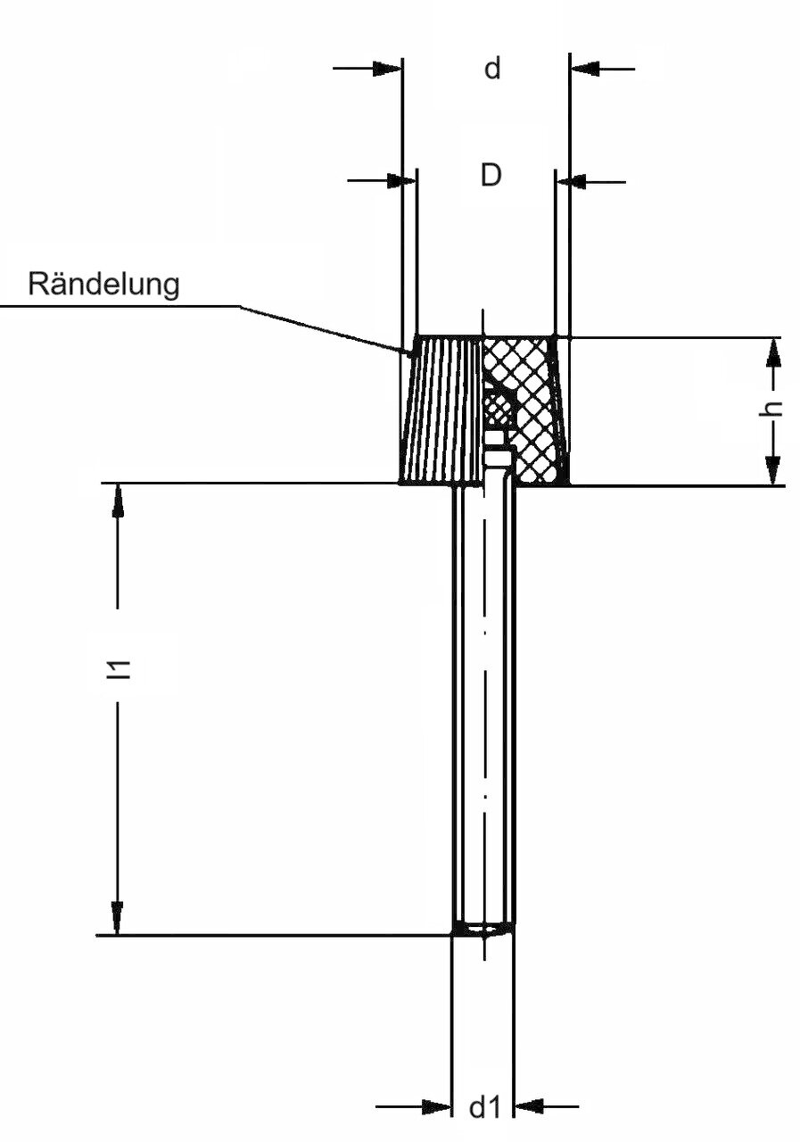 Knurled Screw 0720 A Image 2