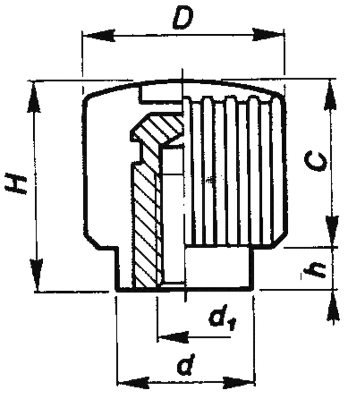 Écrou moleté 1770 B Image 2