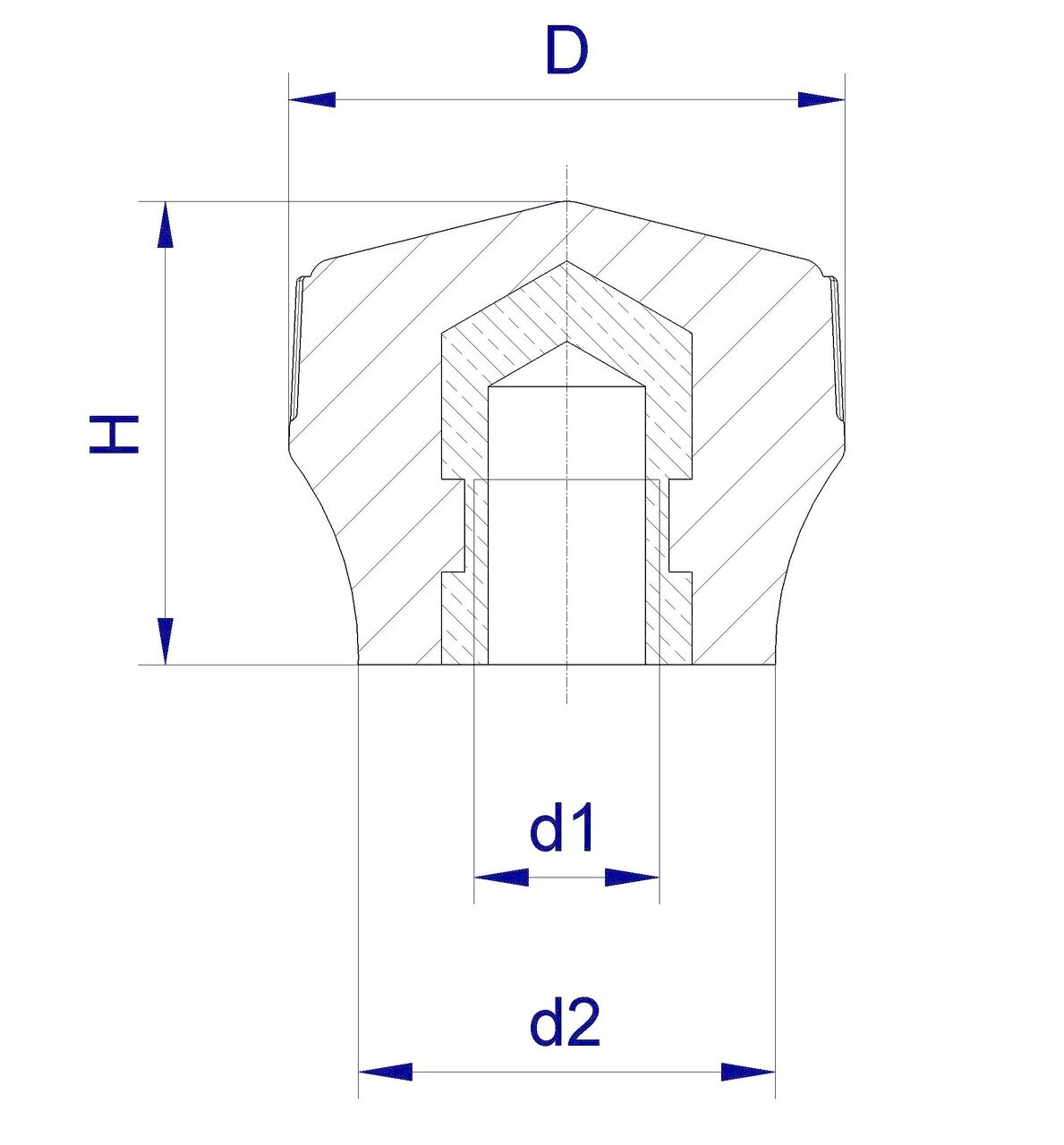 Knurled Nut 285 C Image 2