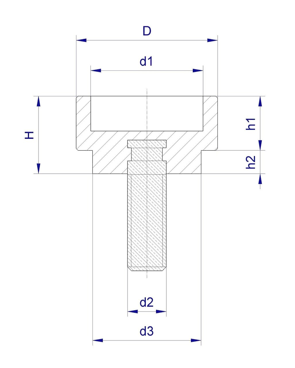 Knurled Screw 291 A similar DIN 6302 Image 2