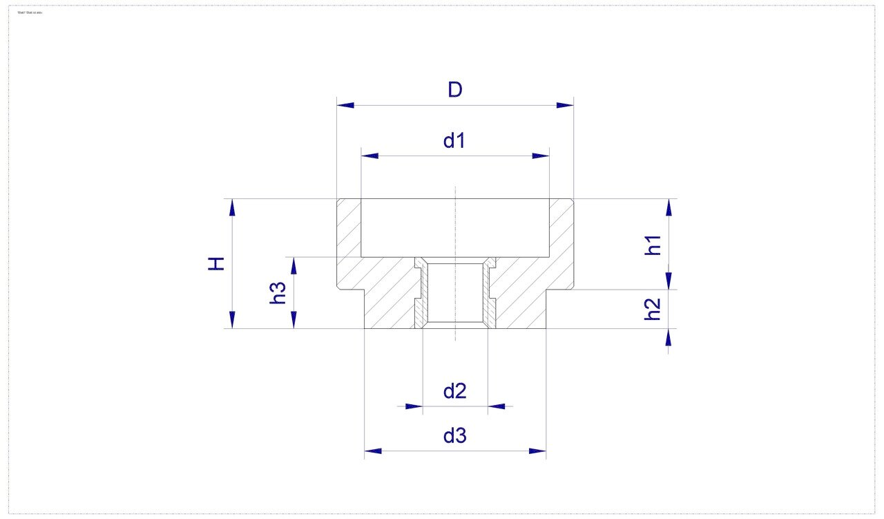 Knurled Nut 296 B similar DIN 6303 Image 2